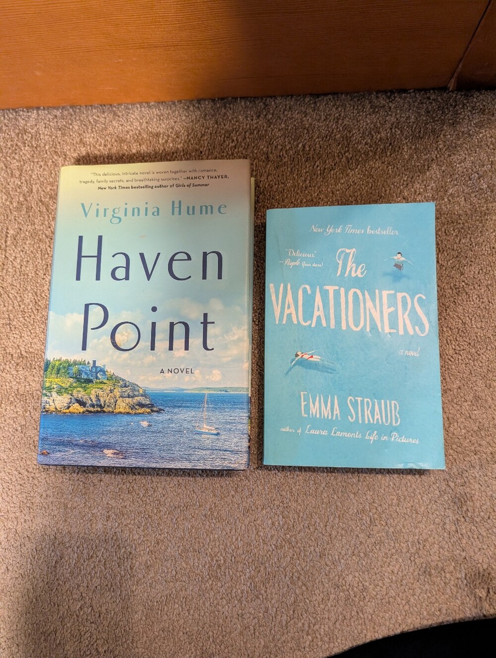 Haven Point by Virginia Hume & The Vacationers By Emma Straub Summer 2 BOOKS
